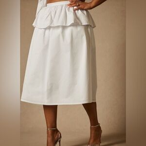 ELOQUII PEPLUM SKIRT -NWT